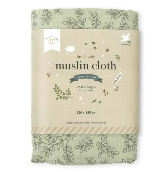 Muslin-cloth-XL-leaves-sage