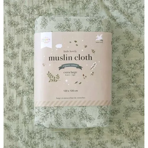 Muslin-cloth-XL-leaves-sage