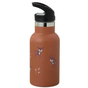 Nordic Thermos Bottle 350ml Deer Amber Brown