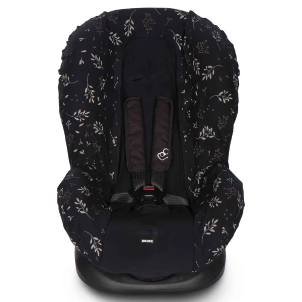 dooky-seat-cover-group-1-romantic-leaves-black