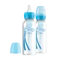 Μπιμπερό πλαστικό Options+ (Στενός λαιμός) 250 ml μπλε (2 τεμ.)