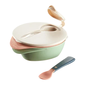 Σετ μπoλ φαγητού με προστατευτικό καπάκι και κουτάλι