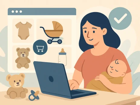 Βρεφικά είδη online: αγορά χωρίς άγχος