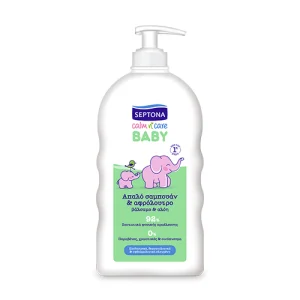 Septona Baby Βρεφικό Σαμπουάν και Αφρόλουτρο Αντλία Βάλσαμο & Αλόη 500ml