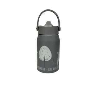 ABO Ανοξείδωτο Μπουκάλι-Θερμός 350ml με Χερούλι – ALWAYS LOOK UP – LIKE A GIRAFFE