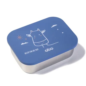 ABO  ΑΝΟΞΕΙΔΩΤΟ ΦΑΓΗΤΟΔΟΧΕΙΟ ΜΕ ΧΩΡΙΣΜΑ 1200ml HELLO! COW ARE YOU?