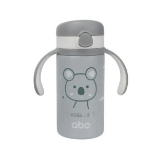 ABO Παγούρι θερμός 280 ml με χερούλι και καλαμάκι abottle I’M KOALAFIED